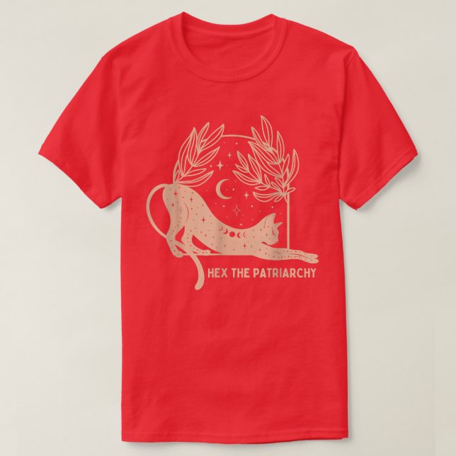 Feministisk häxa, patriarkin 183 t shirt (Design framsida)