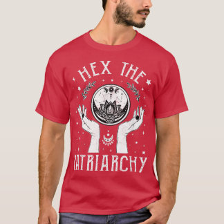 Feministisk häxa patriarkin Halloween Witch V T Shirt