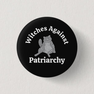 Feministisk Häxkattälskare Politik Protest Demokra Knapp