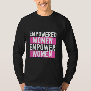 Feministisk hopp Frihet Kvinnlig Höger T Shirt