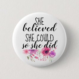 Feministisk inspirationsoffert, Blommigt Knapp