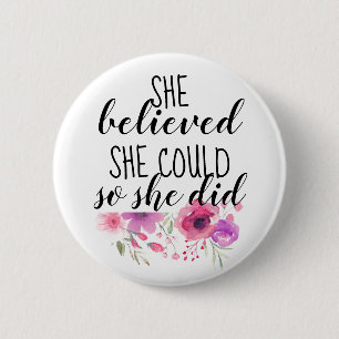 Feministisk inspirationsoffert, Blommigt Knapp