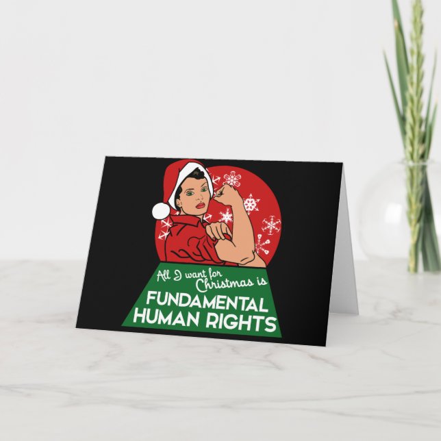 Feministisk jul helgkort (Framsida)