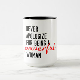 Feministisk kaffekopp för kraftfulla kvinnor