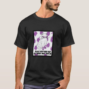 Feministisk katt Inget drama katt Giftiga vibratio T Shirt