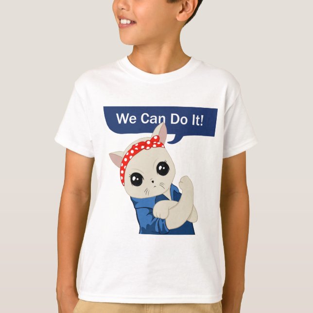 Feministisk katt tee shirt (Framsida)