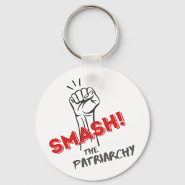 feministisk, krossa patriarkin - nyckelring