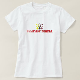 Feministisk maffia mot sexism, kvinnlig symbol, mu t shirt