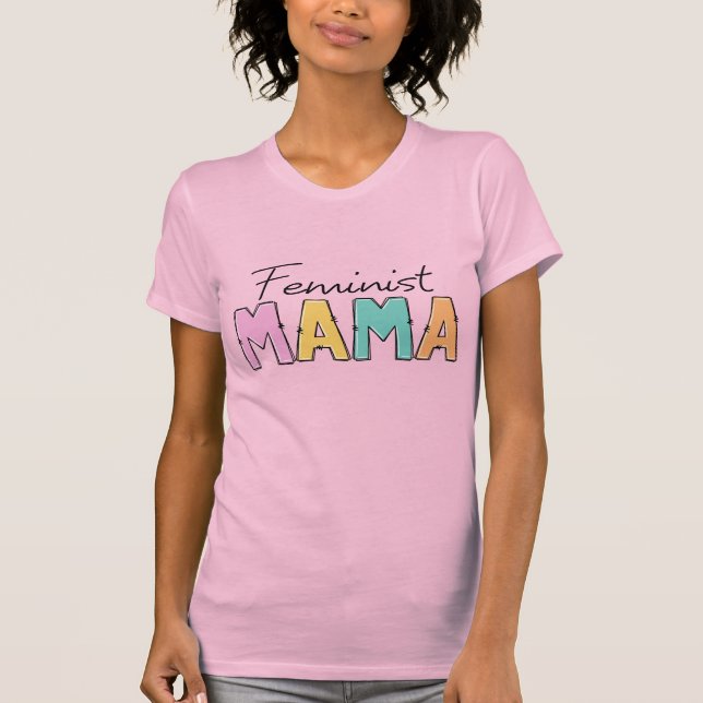 Feministisk Mamma T Shirt (Framsida)