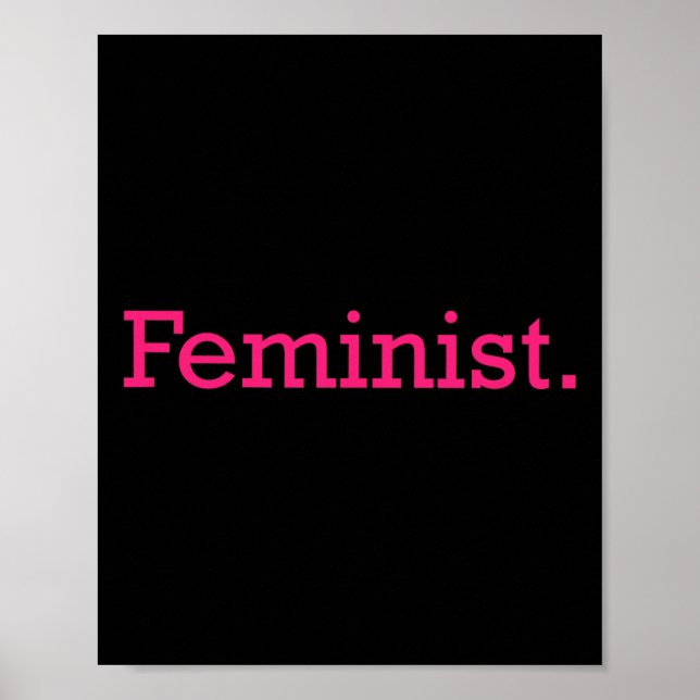 Feministisk minimal kvarvarande patriarki poster (Framsidan)