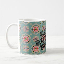 Feministisk mugg för vintagetapetro