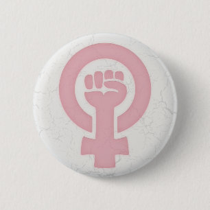 Feministisk näve knapp