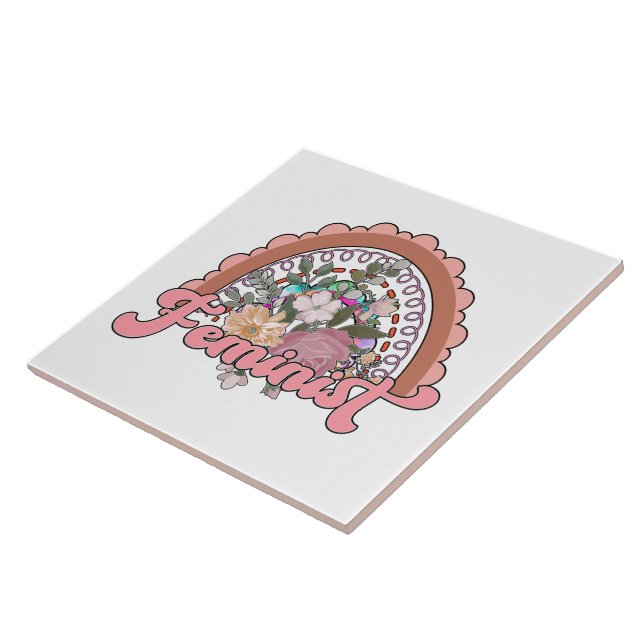 Feministisk panel kakelplatta (Sidan)