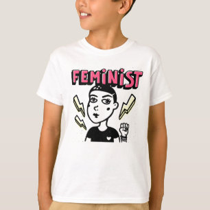 Feministisk poppart t shirt