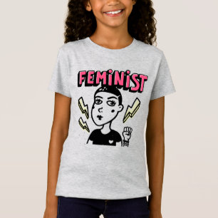 Feministisk poppart t shirt