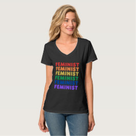 feministisk regnbågströja t shirt