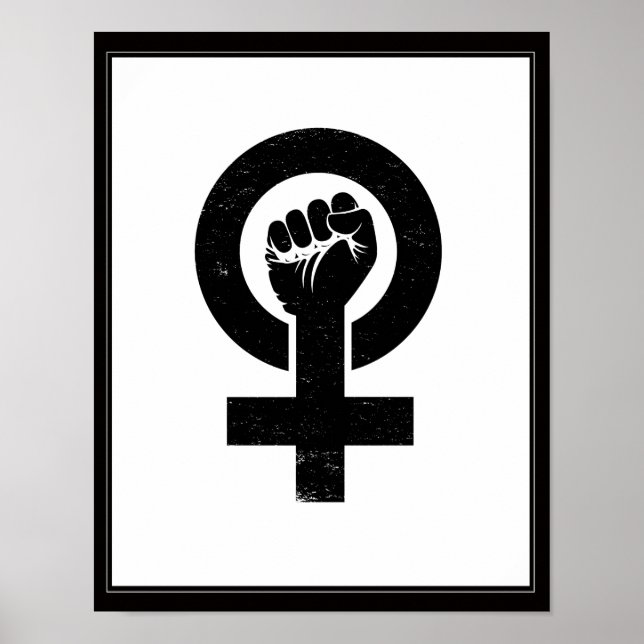 Feministisk resistens poster (Framsidan)