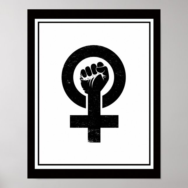 Feministisk resistens poster (Framsidan)