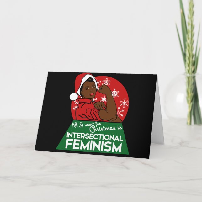 Feministisk ristmas helgkort (Framsida)