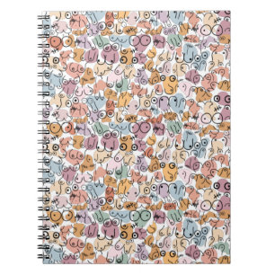 feministisk roligt anteckningsbok