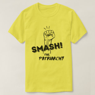 feministisk - Smeta ut patriarkin - t-shirt