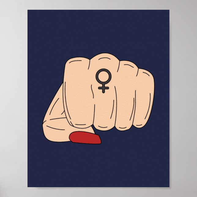 Feministisk ström Poster (Framsidan)