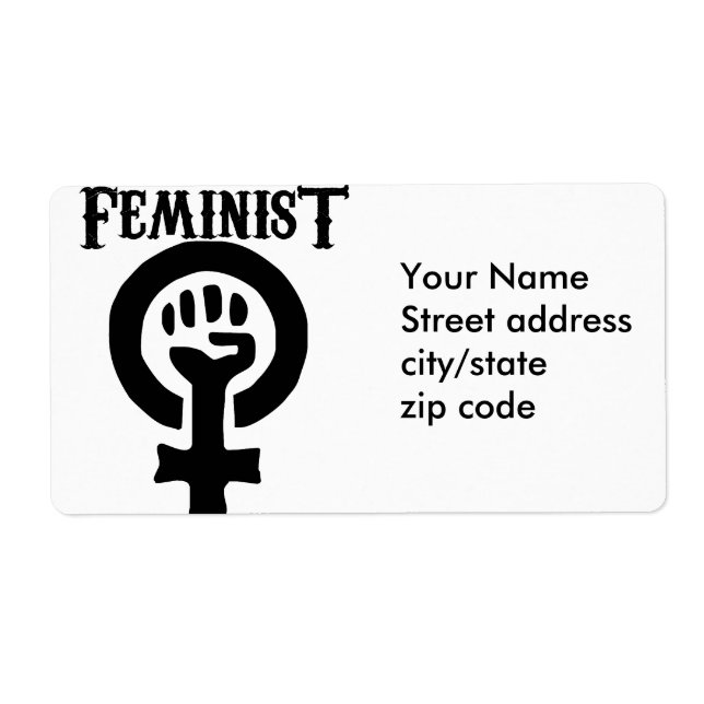 Feministisk symbol fraktsedel (Framsidan)