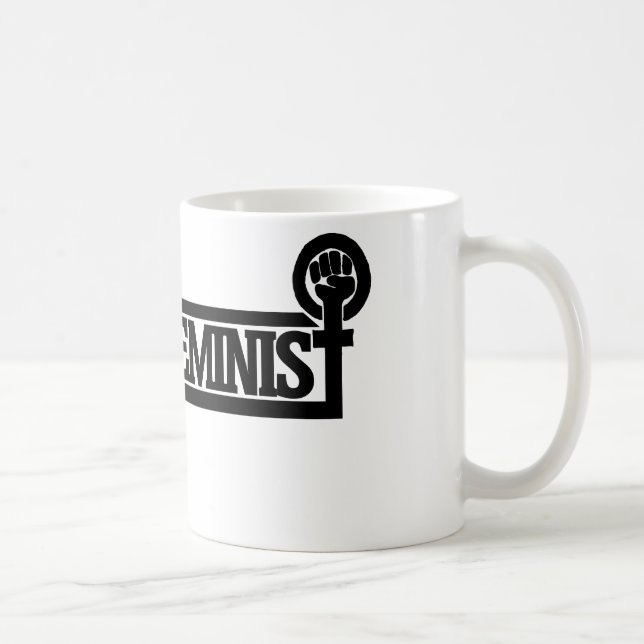 Feministisk symbol kaffemugg (Höger)