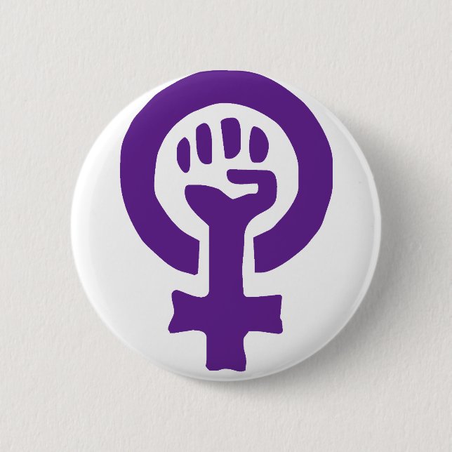 Feministisk symbol knapp (Framsida)