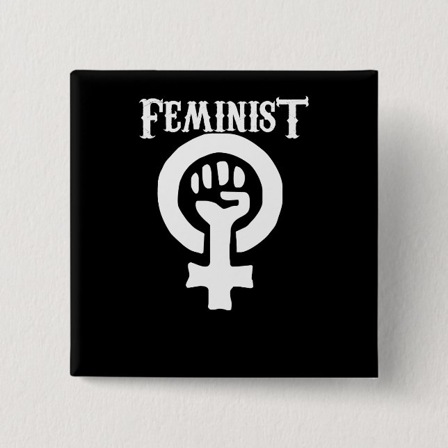 Feministisk symbol knapp (Framsida)