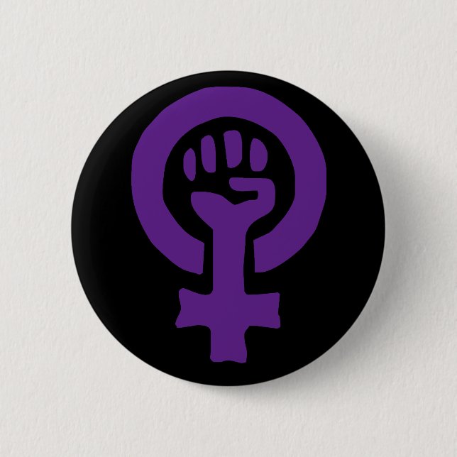 Feministisk symbol knapp (Framsida)