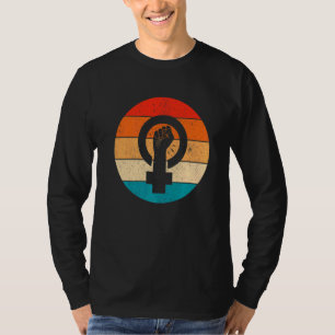 Feministisk symbol Kvinnlig jämställdhet ökad makt T Shirt