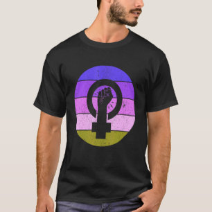 Feministisk symbol Kvinnlig jämställdhet ökad makt T Shirt