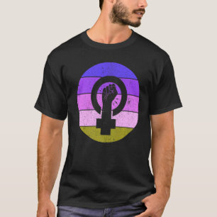 Feministisk symbol Kvinnlig jämställdhet ökad makt T Shirt