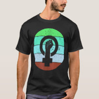 Feministisk symbol Kvinnlig jämställdhet ökad makt
