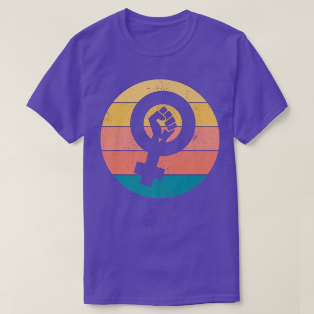 Feministisk symbol Kvinnlig jämställdhet Styrka Cu T Shirt (Design framsida)