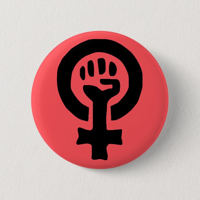 Feministisk symbol, Logotyp Knapp (Framsida)
