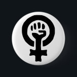 Feministisk symbol, Logotyp Knapp<br><div class="desc">Feminismen har länge påverkat utformningen, och utformat hur vi visuellt kommunicerar jämlikhet, egenmakt och rättvisa. En stark feministisk logotyp förkroppsligar dessa ideal genom att använda djärvt färg, meningsfulla symboler och modern typografi för att skapa ett otrevligt budskap. Feministisk design omfattar inkluderande, utmanande stereotyper genom visuell berättelse. När man utformar en...</div>