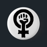 Feministisk symbol, Logotyp Knapp<br><div class="desc">Feminismen har länge påverkat utformningen, och utformat hur vi visuellt kommunicerar jämlikhet, egenmakt och rättvisa. En stark feministisk logotyp förkroppsligar dessa ideal genom att använda djärvt färg, meningsfulla symboler och modern typografi för att skapa ett otrevligt budskap. Feministisk design omfattar inkluderande, utmanande stereotyper genom visuell berättelse. När man utformar en...</div>