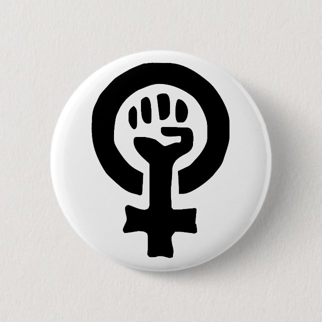 Feministisk symbol, Logotyp Knapp (Framsida)