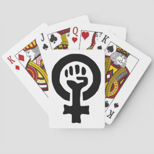 Feministisk symbol, Logotyp Spelkort