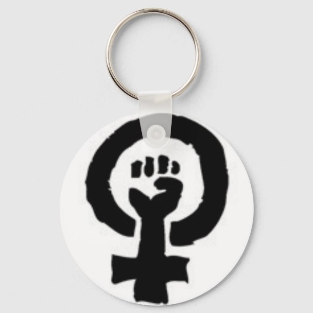 Feministisk symbol nyckelring (Framsida)