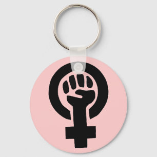 Feministisk symbol nyckelring