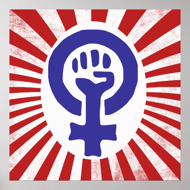 Feministisk symbol poster (Framsidan)