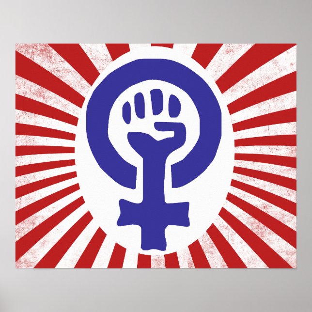 Feministisk symbol poster (Framsidan)
