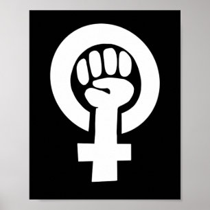 Feministisk symbol poster