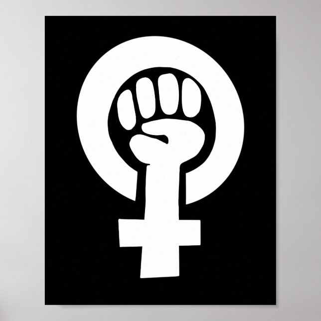 Feministisk symbol poster (Framsidan)