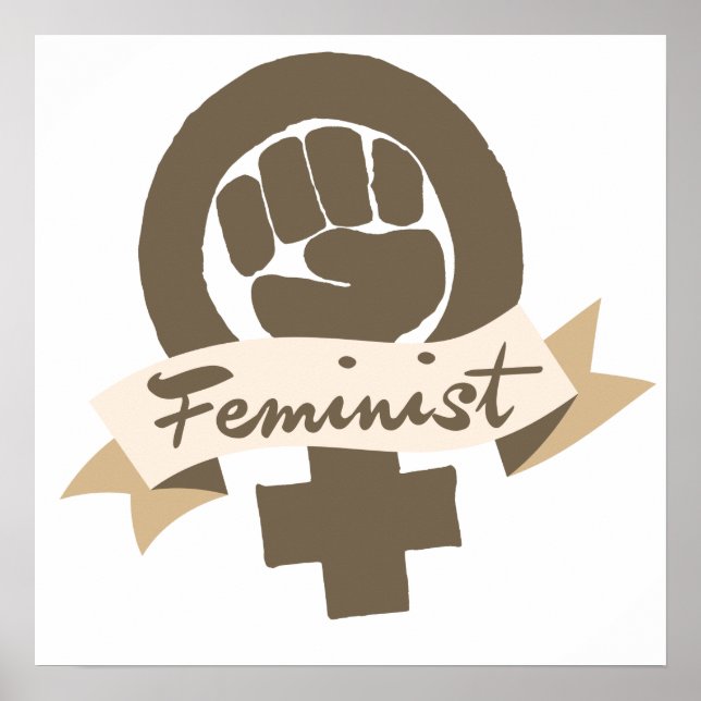 Feministisk symbol poster (Framsidan)
