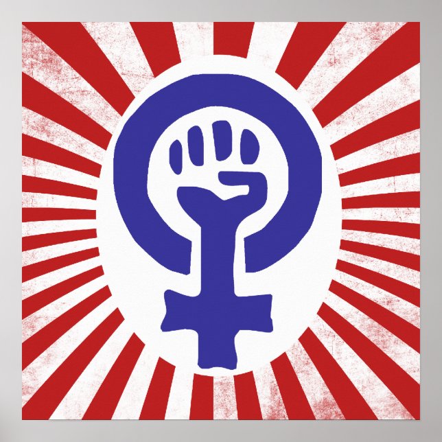 Feministisk symbol poster (Framsidan)