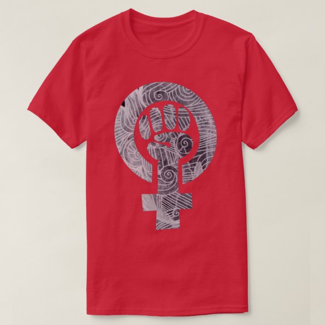 Feministisk symbol t shirt (Design framsida)